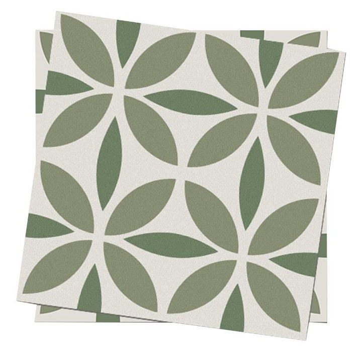 BowLift | Indoor Vinyl Tiles Flower Pattern Peel and Stick Waterproof Square Vinyl Tile
