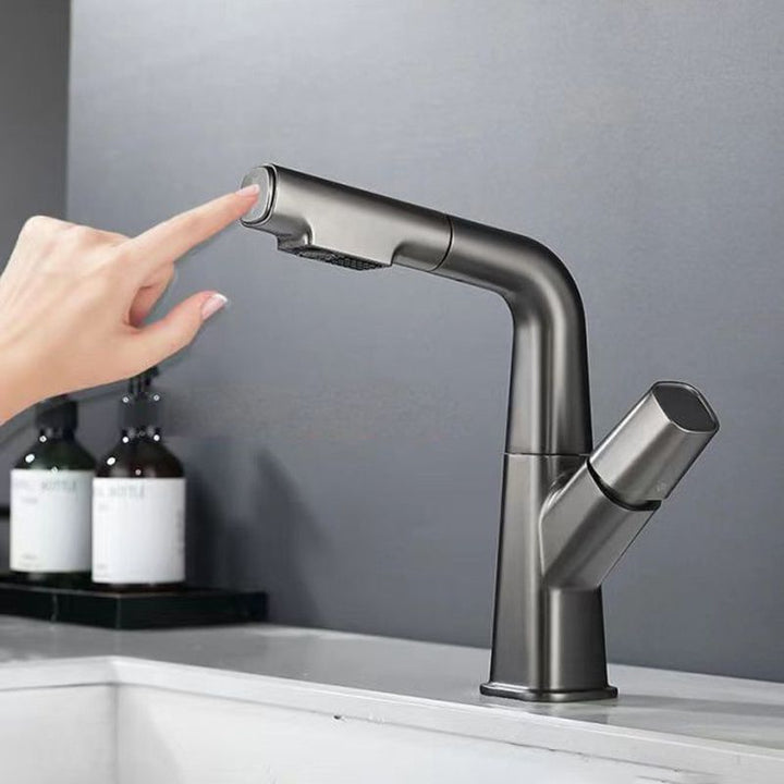 BowLift | Single-Lever Faucet Contemporary Style Basin Faucet for Bathroom