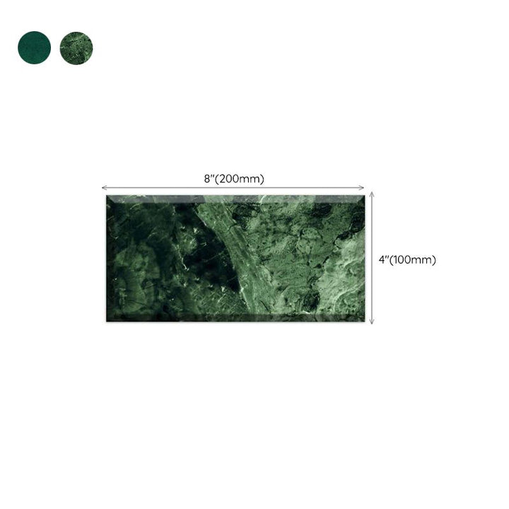 BowLift | Mosaic tiles peel and attach tiles PVC backsplash peel and attach wall tiles in green