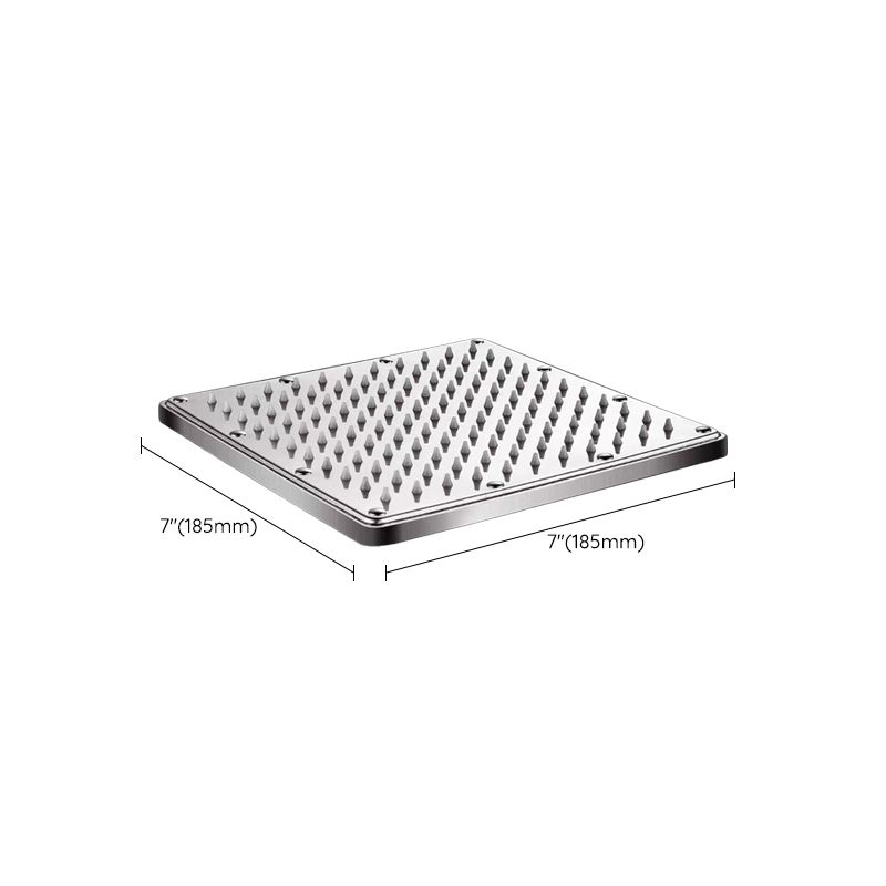 BowLift | Contemporary Style Shower Head Bathroom Fixed Shower Head with Round and Square Shape