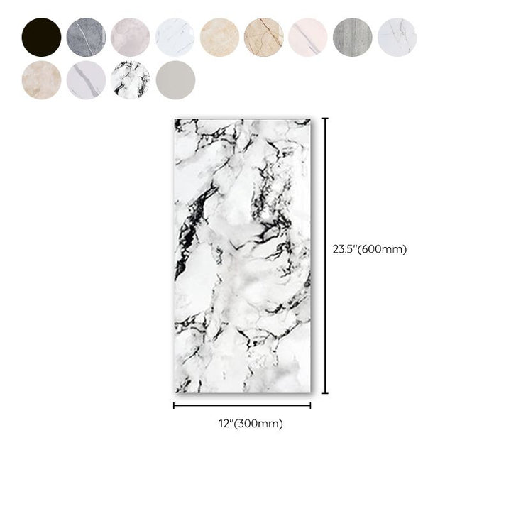 BowLift | Marbled scratch-resistant PVC tile Peel and stick tile for backsplash wall