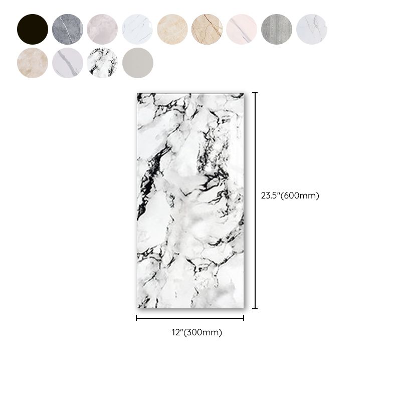 BowLift | Marbled scratch-resistant PVC tile Peel and stick tile for backsplash wall
