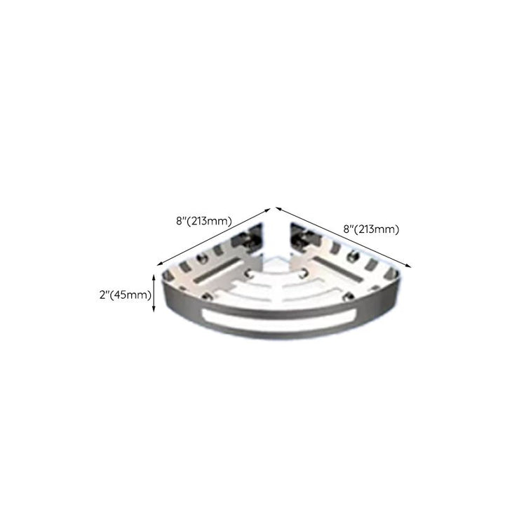 BowLift | Contemporary bathroom accessory set made of aluminum with towel holder/bath shelf