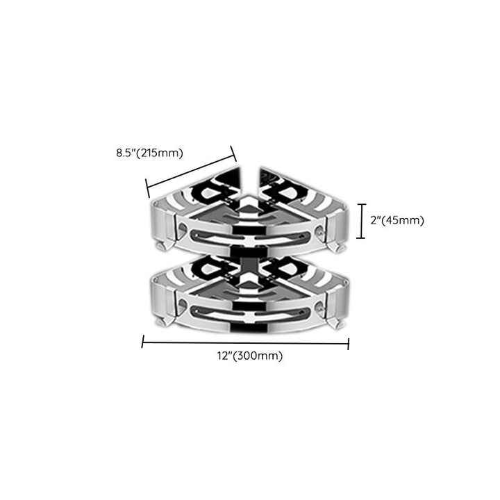 BowLift | Modern Stainless Steel Bathroom Shelf Paper Holder Bathroom Accessory Set