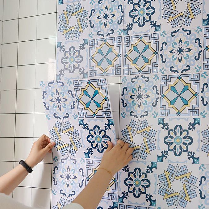 BowLift | Mosaic Tile Wallpaper Contemporary Plastic Wallpaper with Square Shape