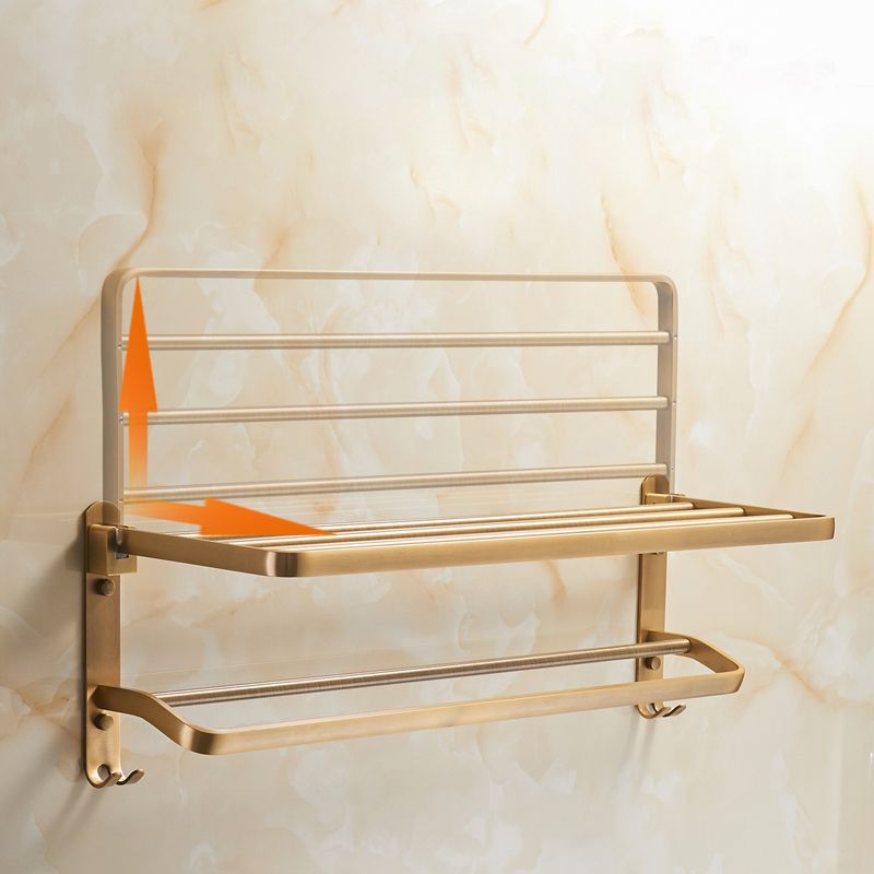 BowLift | Vintage Bronze Bathroom Accessories Set Brushed Brass Towel Bar/Paper Holder/Bath Shelf