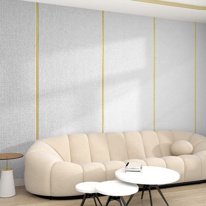 BowLift | Modern Linen Wall Cladding Panels Textured Wall Interior Anti-Collision Board