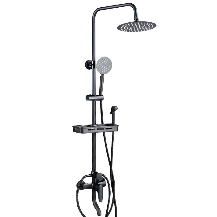 BowLift | Adjustable spray sample shower combination metal shower fitting arm showerhead with slip bar