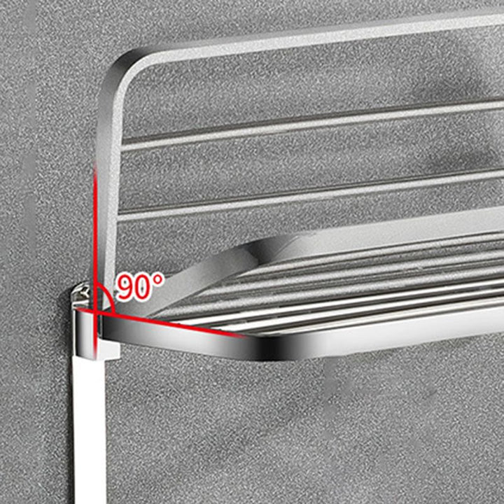 BowLift | Classic Polished Chrome Bathroom Accessory Set Towel Holder/Paper Holder/Robe Hooks Included