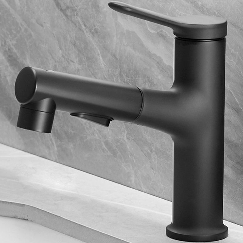 BowLift | Pull-Out Basin Mixer Single-Lever Bathroom Faucet 1-Hole Basin Mixer