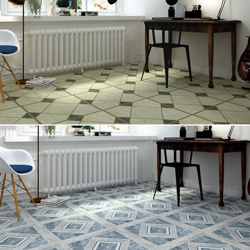 BowLift | Peel and Stick PVC floor covering mat vinyl flooring with diamond look