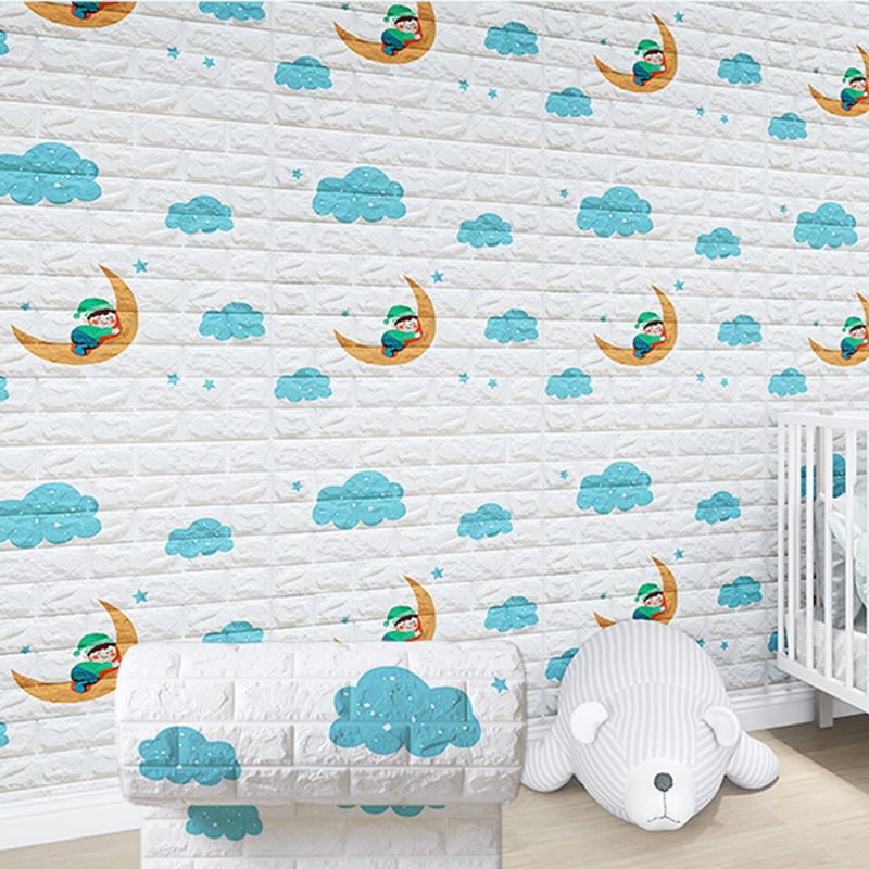 BowLift | Modern Cartoon Wall Covering Peel and Stick Wall Ceiling for Bedroom