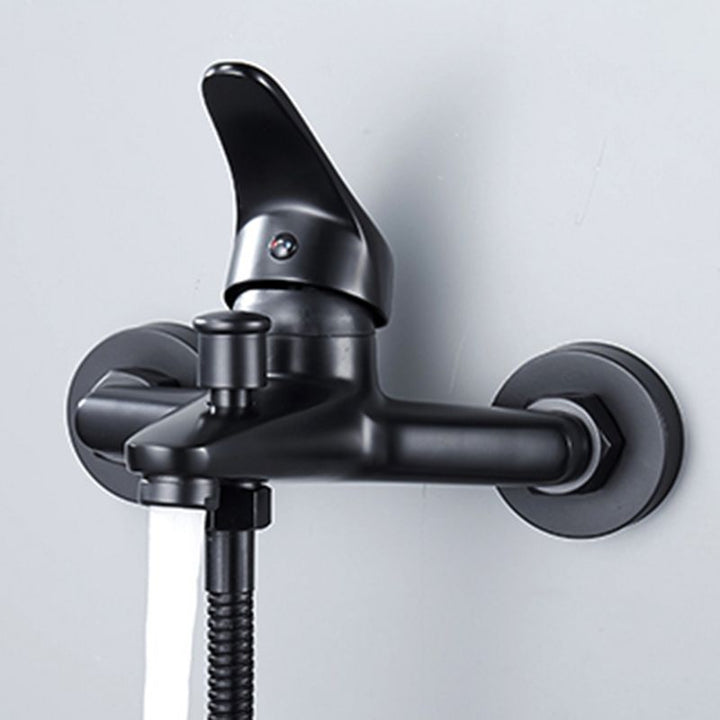 BowLift | Modern Bathtub Faucet Lever Handle Wall Mounted Fixed Bathtub Faucet