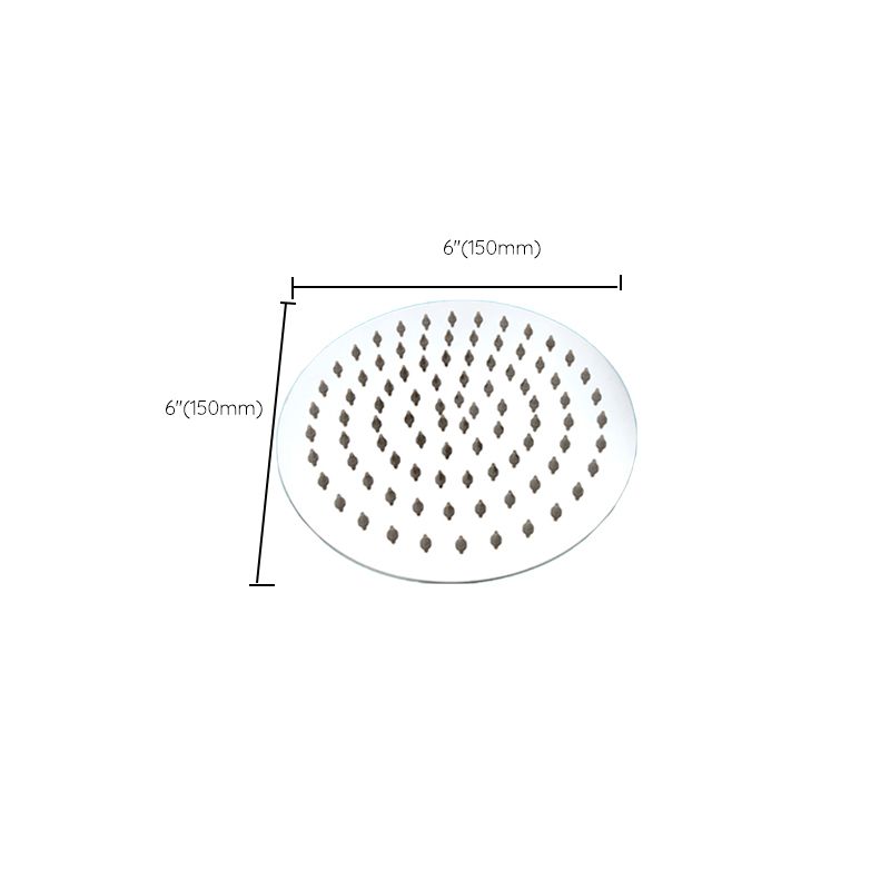 BowLift | Large Shower Head 304 Stainless Steel Standard Spray Pattern Fixed Shower Head