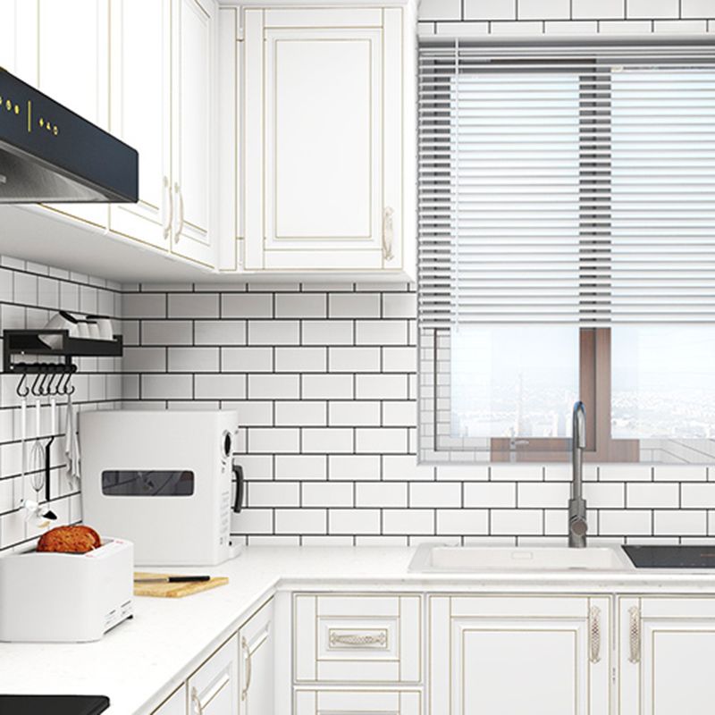 BowLift | Single Tile Remove and Stick Back Wall Contemporary Kitchen Paper