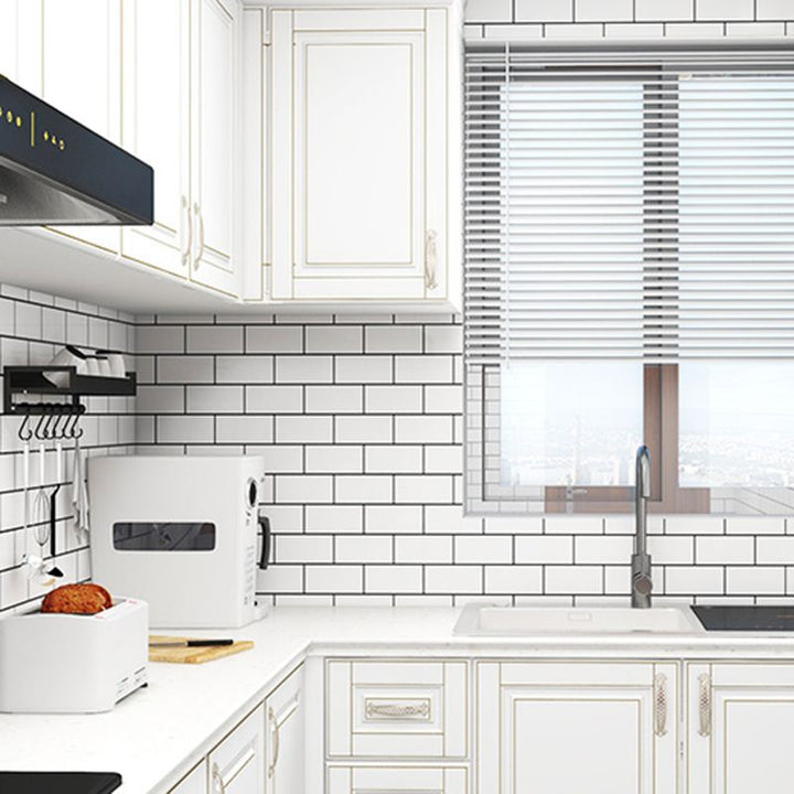 BowLift | Single Tile Remove and Stick Back Wall Contemporary Kitchen Paper