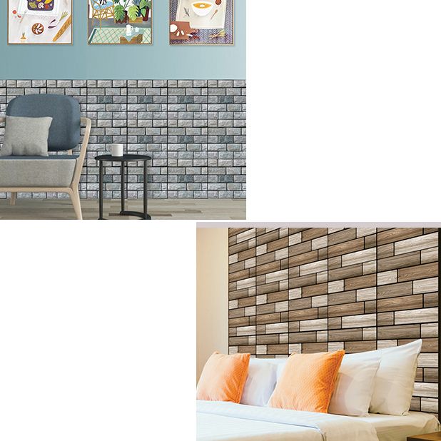BowLift | Plastic Peel and Stick Tiles 3D Square Waterproof Peel and Stick Tiles