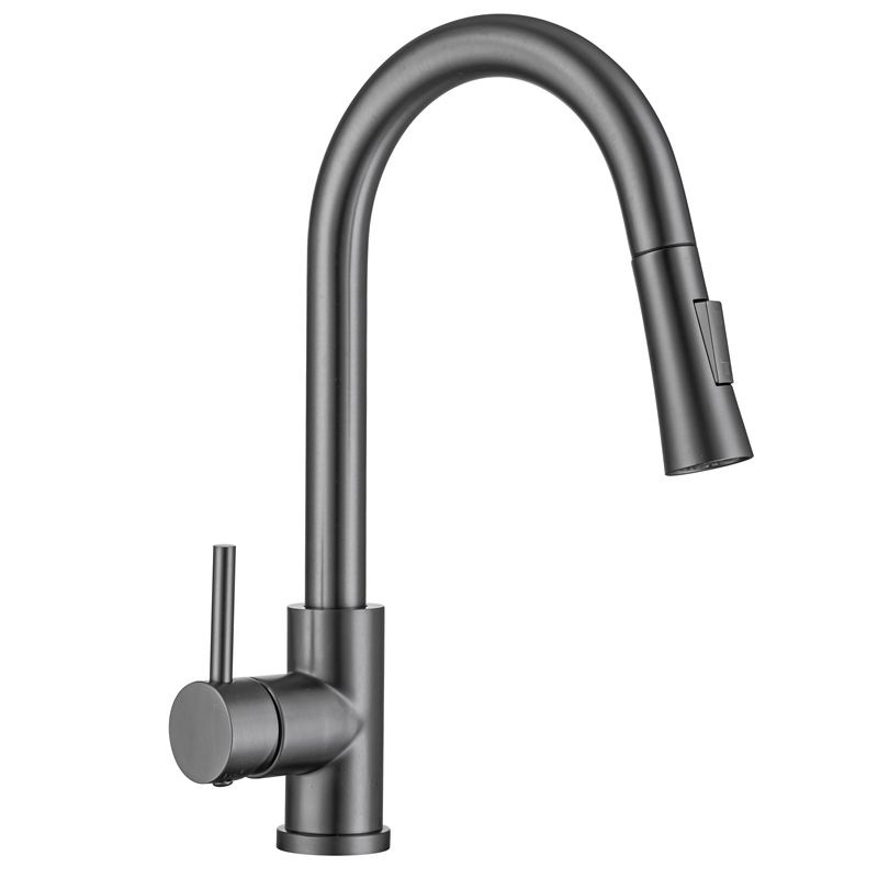 BowLift | Modern Style Extendable Sink Faucet Single Handle Stainless Steel Sink Faucet