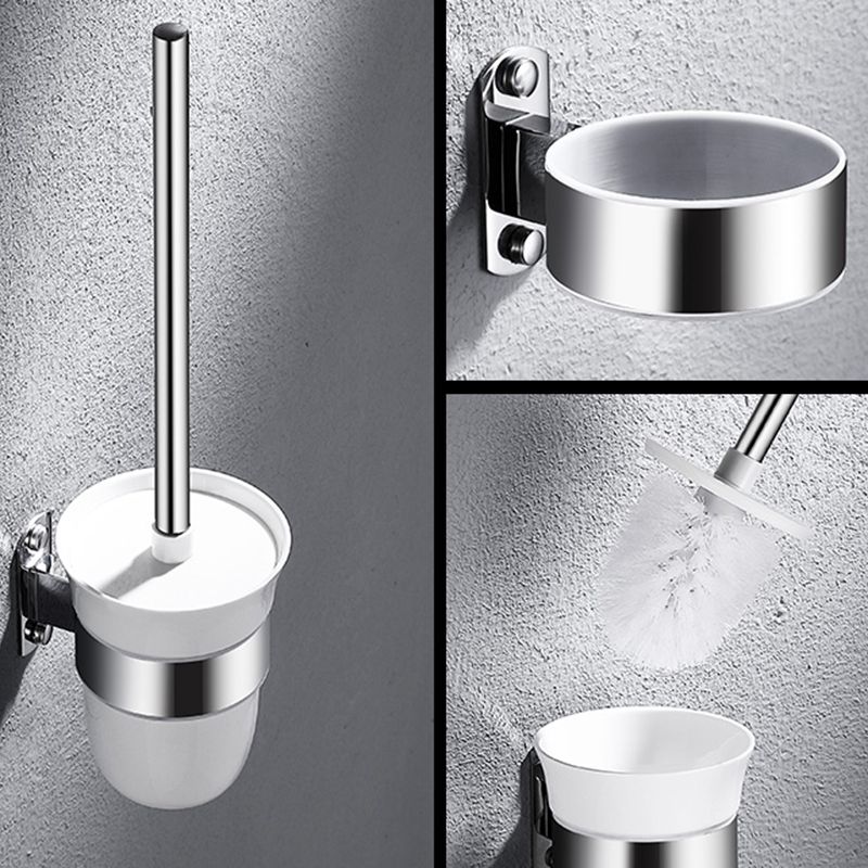 BowLift | Modern Stainless Steel Bathroom Shelf Paper Holder Bathroom Accessory Set
