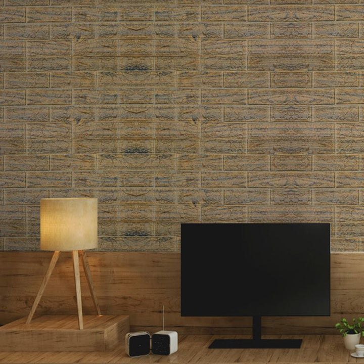 BowLift | Farmhouse Wall Panel 3D Brick Bedroom and Living Room Wall Panels Set of 2