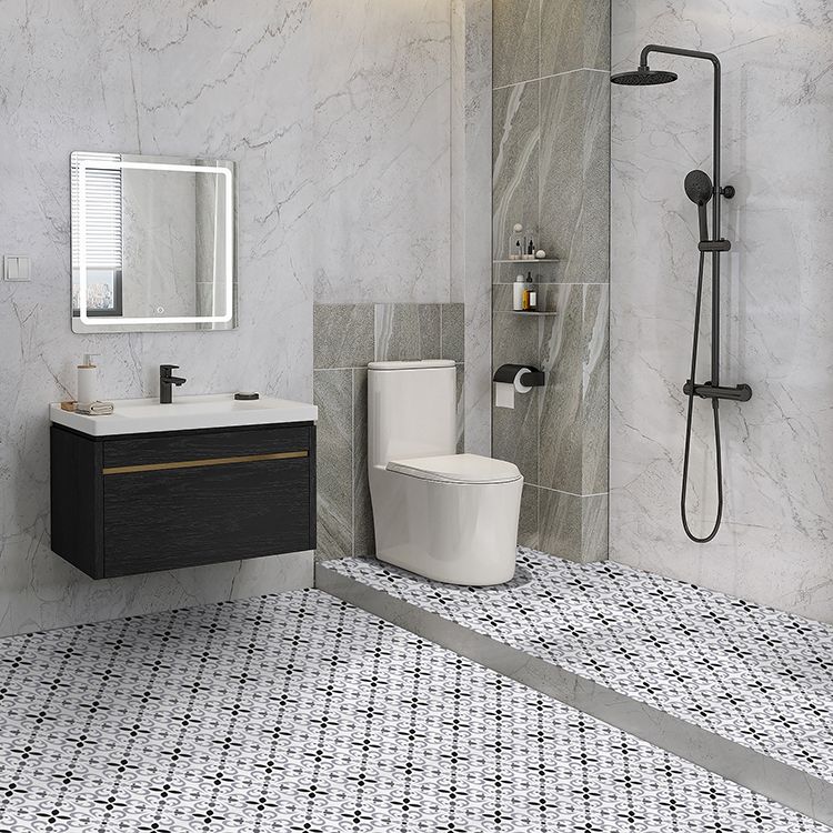 BowLift | Print Plastic Peel & Stick Tile Field Tile for Splash Guard Wall