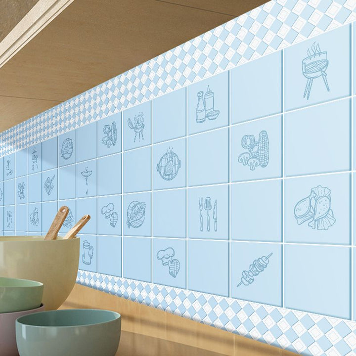 BowLift | Modern Tiles - Peel and Stick Plastic Square Peel and Stick Wall Tiles for the Kitchen