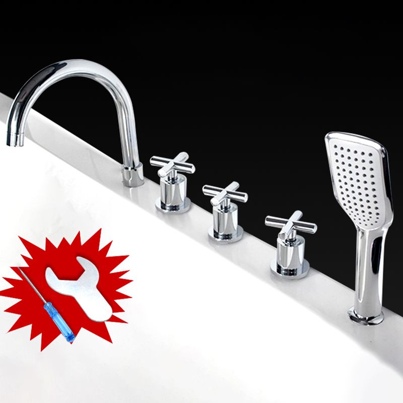 BowLift | Contemporary Style Bathroom Faucet Metal Deck Mounted Bathroom Faucet