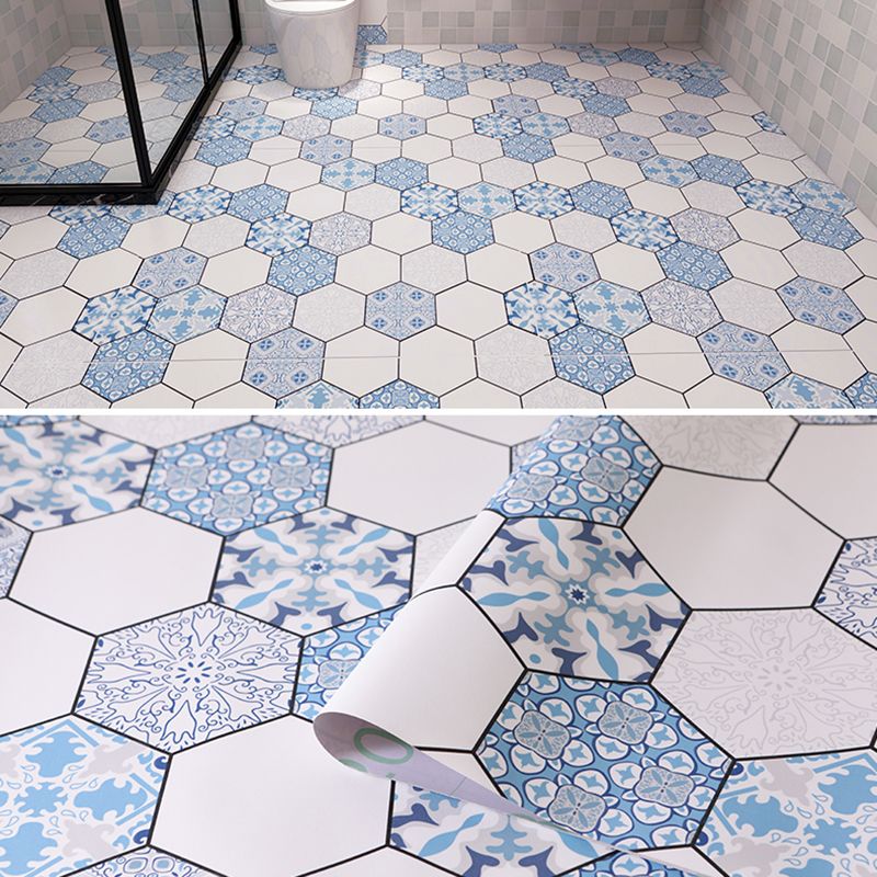 BowLift | Modern vinyl floor planks for peeling and sticking Geometrically printed PVC flooring