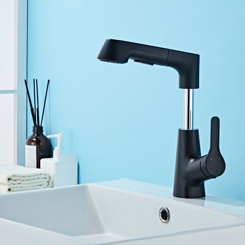 BowLift | Contemporary Style Center Sink Faucets Lever Handles Faucets for Bathroom