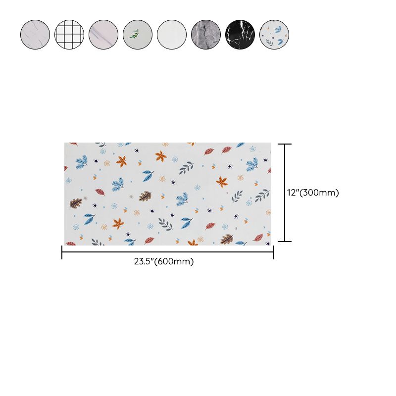 BowLift | Modern rectangular Peel and Stick back wall tile PVC wallpaper