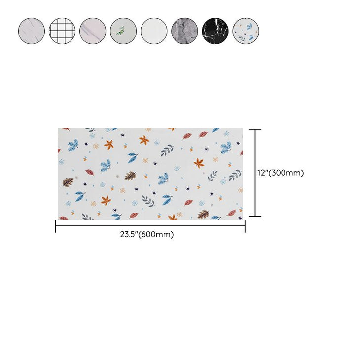BowLift | Modern rectangular Peel and Stick back wall tile PVC wallpaper