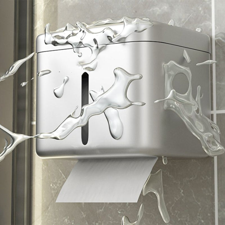 BowLift | Modern Bathroom Accessories Set Silver Bathroom Shelf Towel Holder Bathroom Accessories Kit