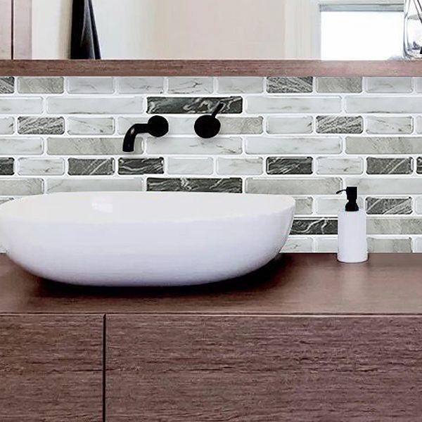BowLift | Modern Peel & Stick Field Tile PVC Offset Joint Peel & Stick Subway Tile