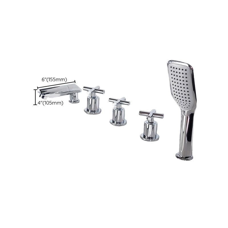 BowLift | Contemporary Style Bathroom Faucet Metal Deck Mounted Bathroom Faucet