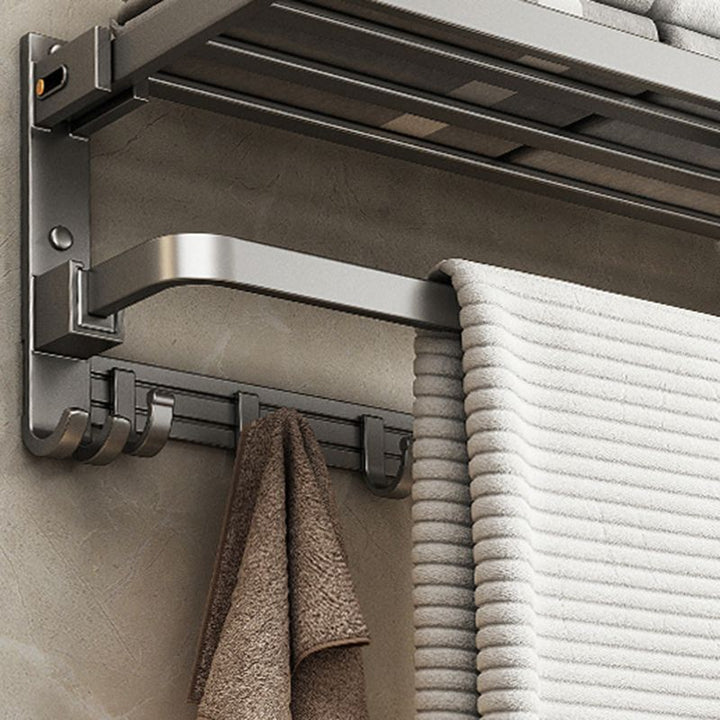 BowLift | Modern Towel Bar Bathroom Set Bathroom Shelf Bathroom Accessory Kit
