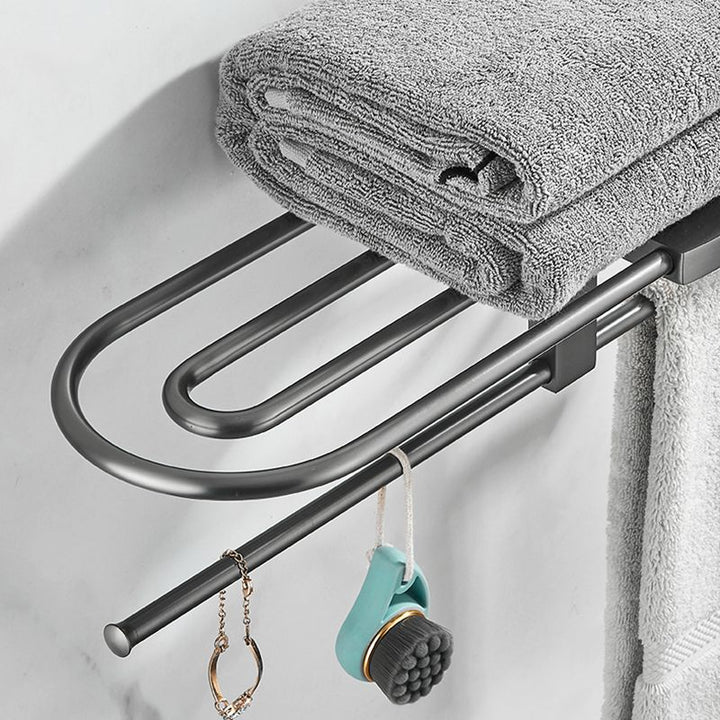 BowLift | Modern Silver Bathroom Accessories As Individual Piece Or In Set With Towel Bar