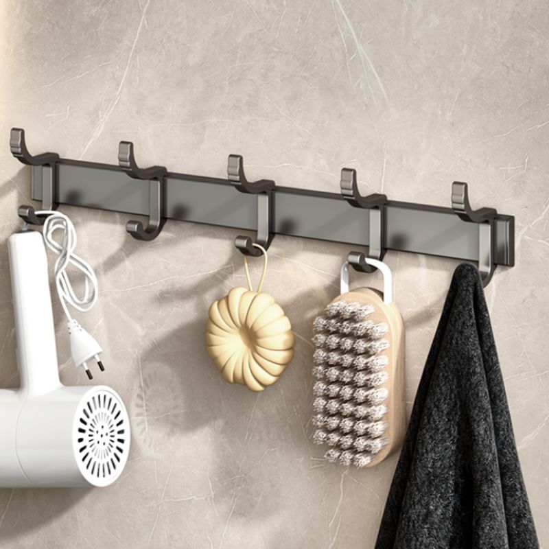 BowLift | Modern Gray Bathroom Set Paper Holder Bathroom Shelf Bathroom Hardware Set