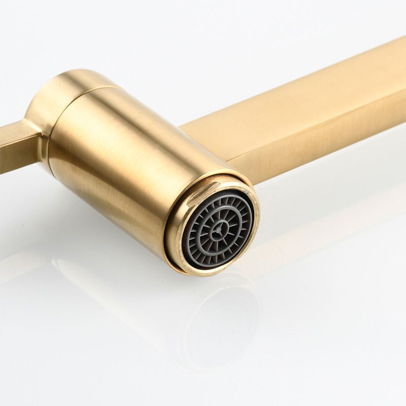 BowLift | Beautiful Wall Mounted Brass Fixtures Stain Resistant Wall Mounted Bathroom Faucet