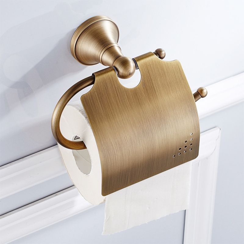 BowLift | Metal Bathroom Set 4-Piece Traditional Style Gold Bathroom Hardware Set