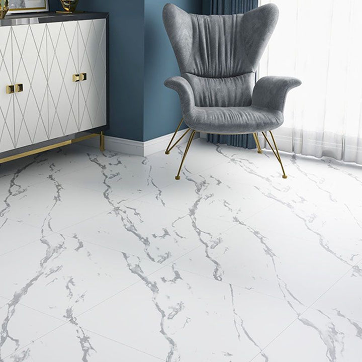 BowLift | Indoor Flooring Vinyl Peel and Stick Marble Print Square Flooring Vinyl