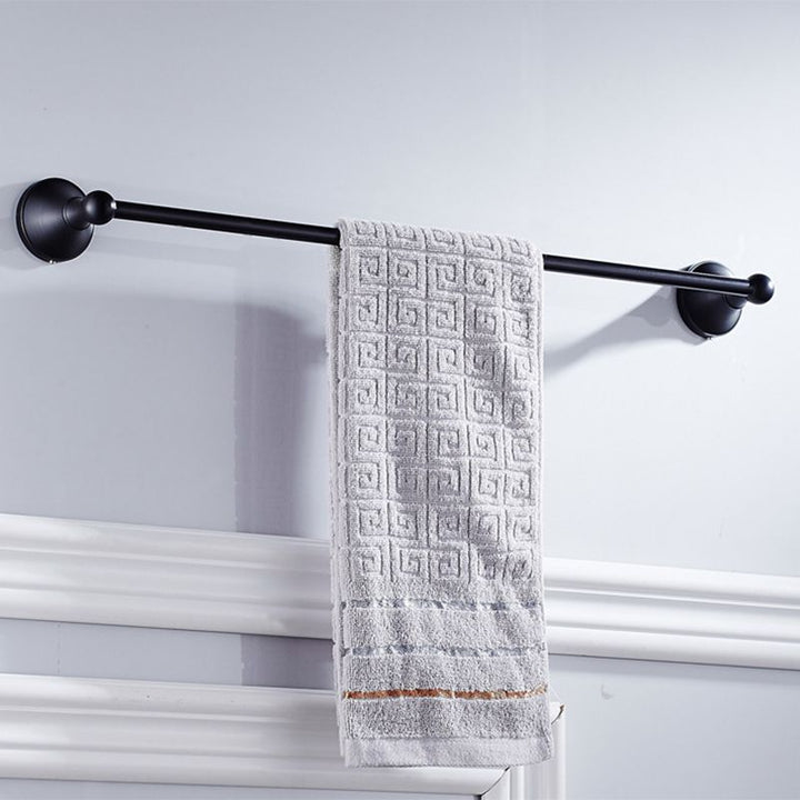 BowLift | Metal Bathroom Set 4-piece Traditional Style Black Bathroom Accessory Set