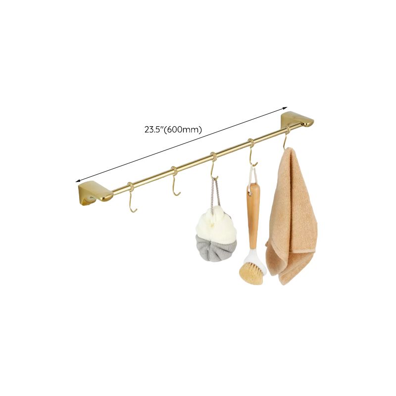 BowLift | Traditional Bathroom Fixtures Gold Bathroom Shelf Bathroom Accessory Set