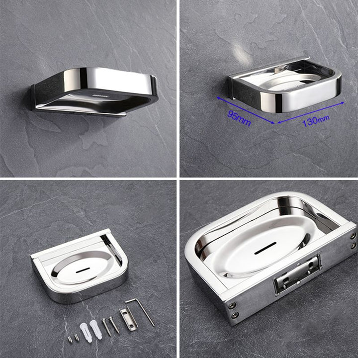 BowLift | Modern Bathroom Element Set Paper Holder Gray Towel Bar Bathroom Accessory Set