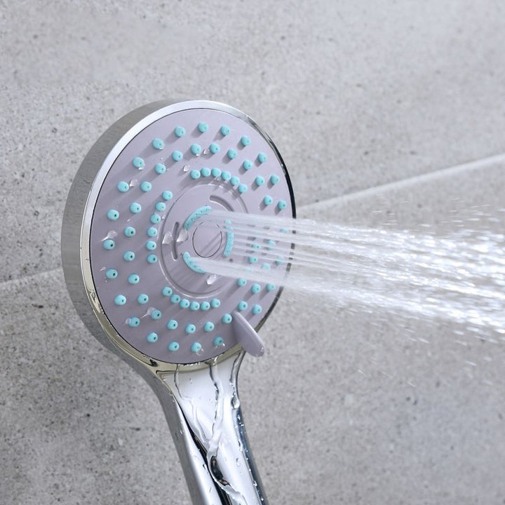 BowLift | Metal chrome handheld shower Modern rain showerhead