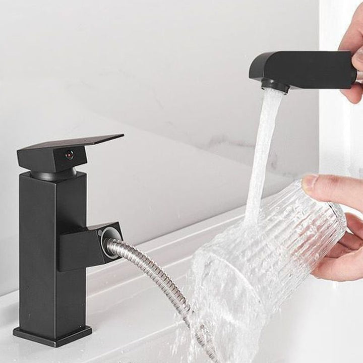 BowLift | Modern Design Bathroom Faucet Single Lever Mixer with Water Hose
