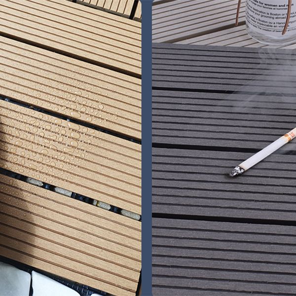 BowLift | 11 Pack 12" X 12" Square Deck/Patio Tiles Snap Fit for Outdoor Patio Tiles