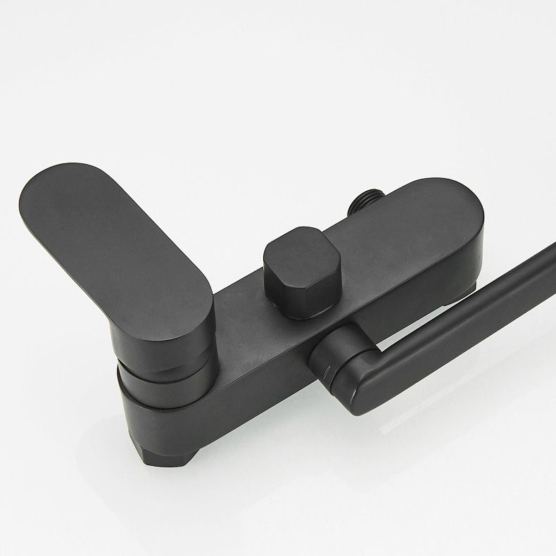 BowLift | Metal Bathtub Faucet Trim Contemporary Lever Handle Bathtub Faucet Trim