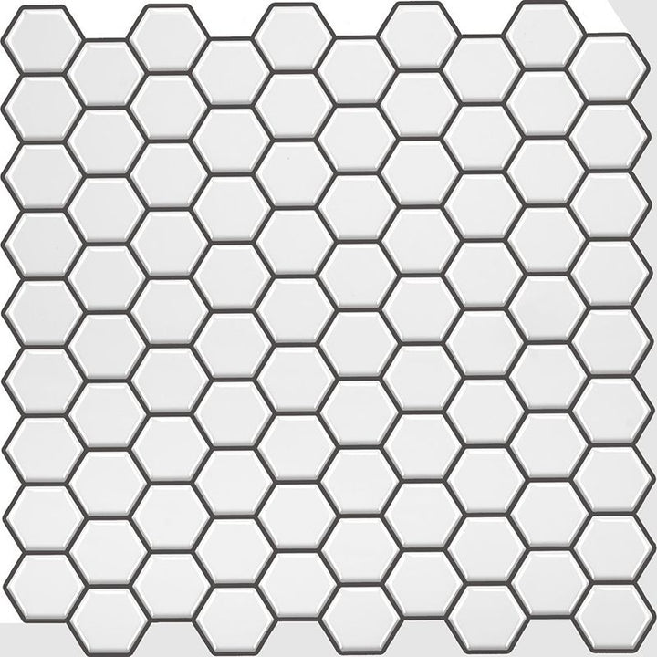 BowLift | Polygon Metal Peel and Stick Back Wall Tile PVC Peel and Stick Tile for the Kitchen