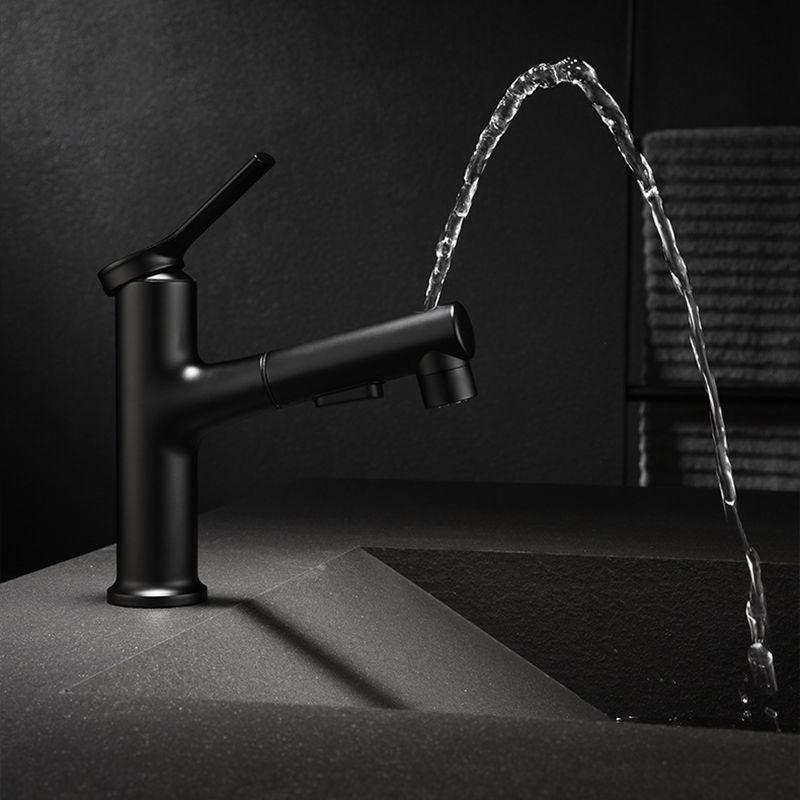 BowLift | Modern Basin Faucet Copper Single Handle Low Arc Basin Faucet for Bathroom