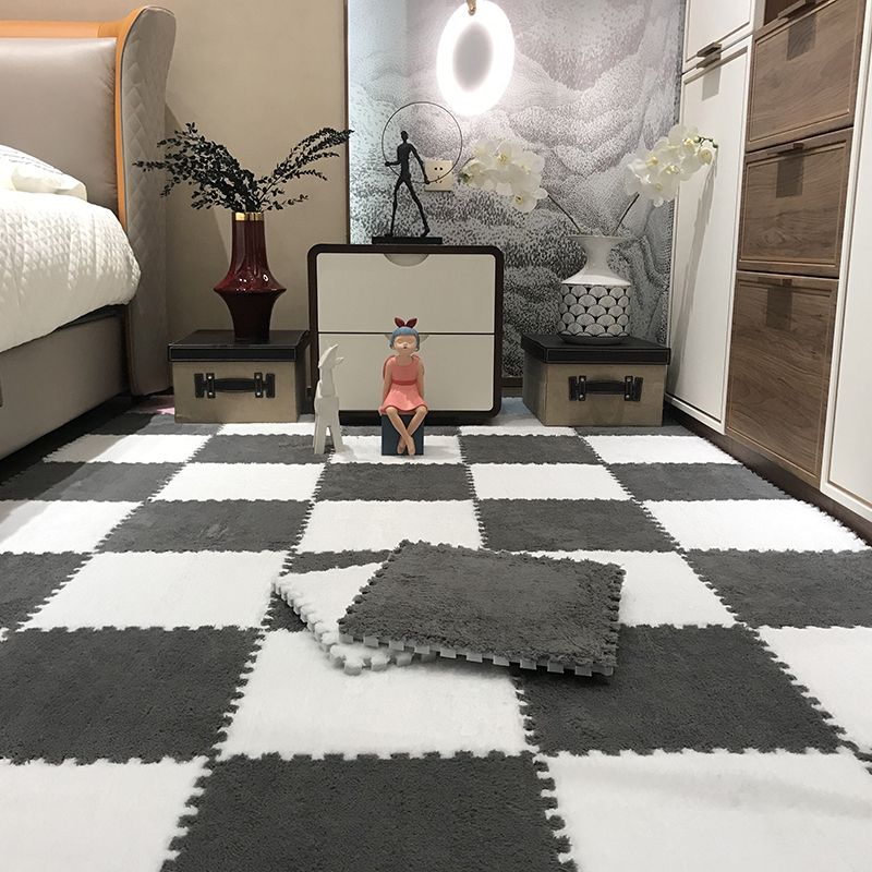 BowLift | Color-fade-resistant carpet tile Solid color interlocking carpet tile